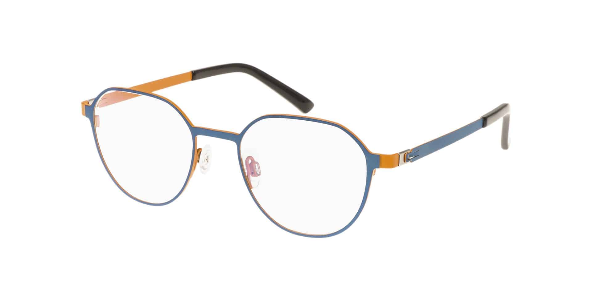 Brillen für kleine Gesichter PARVUM 3311blau orange matt