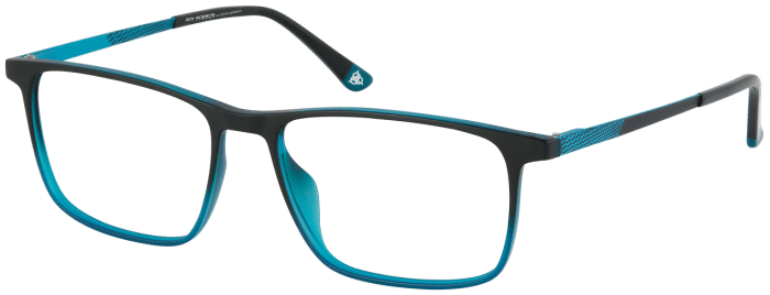 Brille mit Magnetclip Modell 60113 Schwarz türkis verlauf