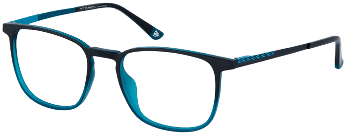 Brille mit Magnetclip 60122 schwarz-blau